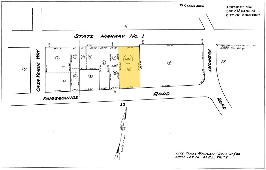 2124 Fremont St, Monterey, CA en venta - Plano de solar - Imagen 2 de 3