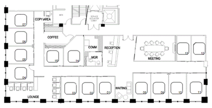 700 Louisiana St, Houston, TX en alquiler Plano de la planta- Imagen 1 de 7