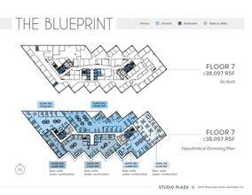 3400 W Riverside Dr, Burbank, CA en alquiler Plano de la planta- Imagen 1 de 2