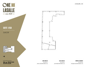 1 N La Salle St, Chicago, IL en alquiler Plano de la planta- Imagen 1 de 8