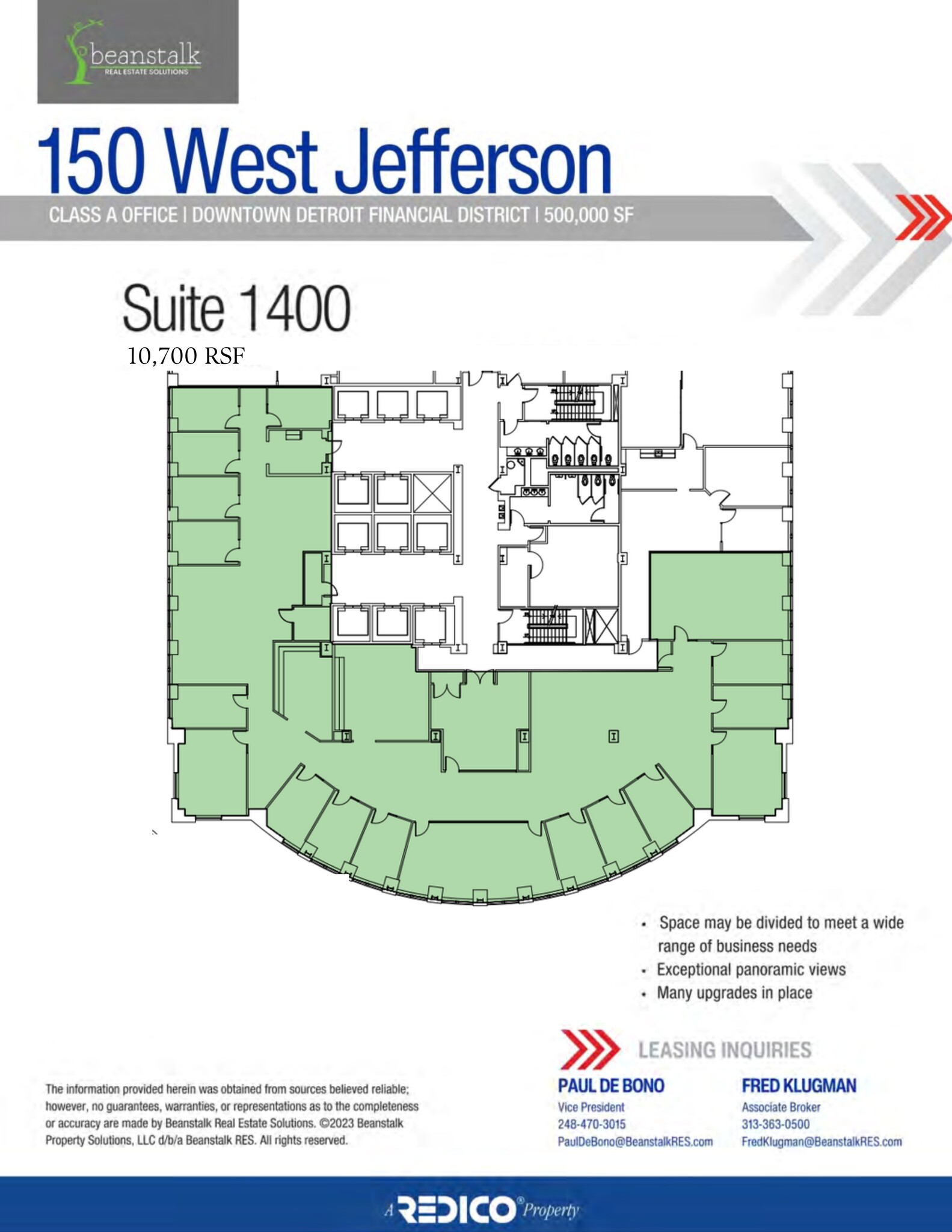 150 W Jefferson Ave, Detroit, MI en alquiler Plano del sitio- Imagen 1 de 1