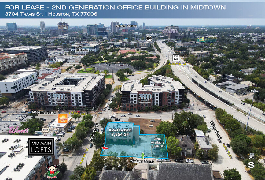 3704 Travis St, Houston, TX en alquiler - Foto del edificio - Imagen 1 de 4