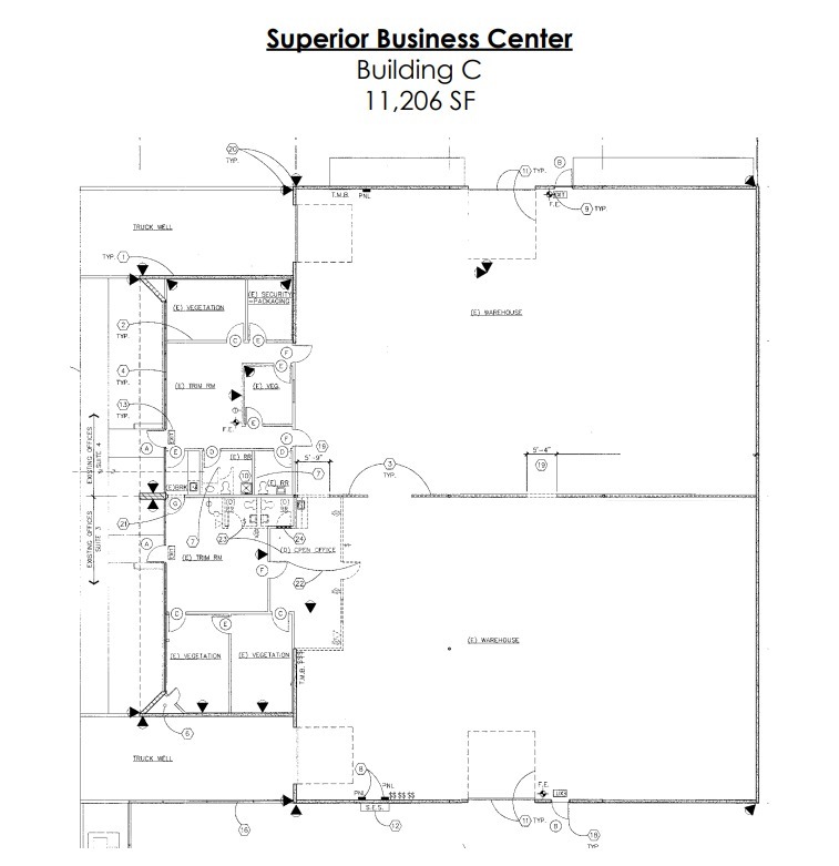 4116 E Superior Ave, Phoenix, AZ en alquiler Plano de la planta- Imagen 1 de 1