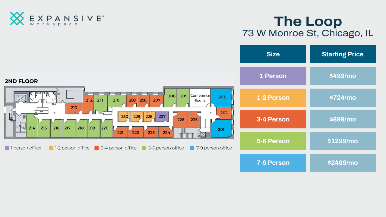 73 W Monroe St, Chicago, IL en alquiler Plano de la planta- Imagen 1 de 4