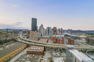 1200-1350 Penn Ave, Pittsburgh, PA - VISTA AÉREA  vista de mapa