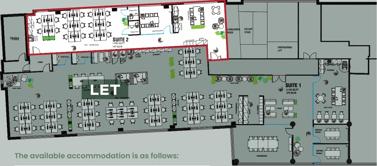 St James Blvd, Newcastle Upon Tyne en alquiler Plano de la planta- Imagen 1 de 2