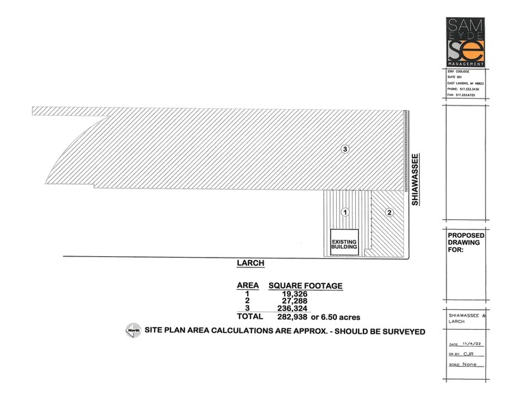 617 Shiawassee, Lansing, MI en venta - Plano del sitio - Imagen 2 de 2