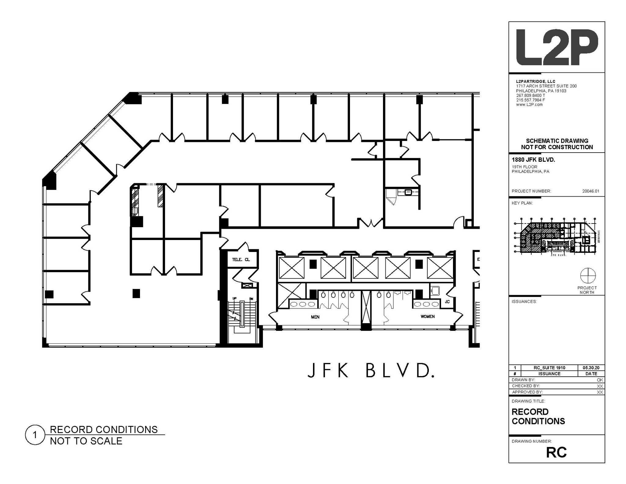 1880 John F Kennedy Blvd, Philadelphia, PA en alquiler Plano de la planta- Imagen 1 de 1