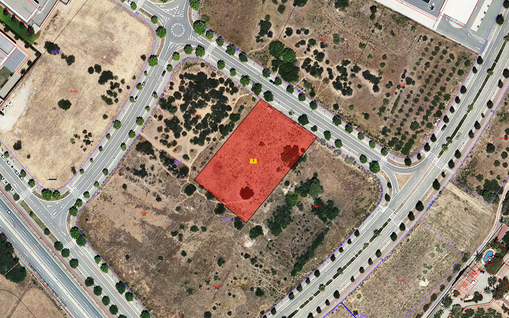 Terreno en Reus, Tarragona en venta Plano de solar- Imagen 1 de 3