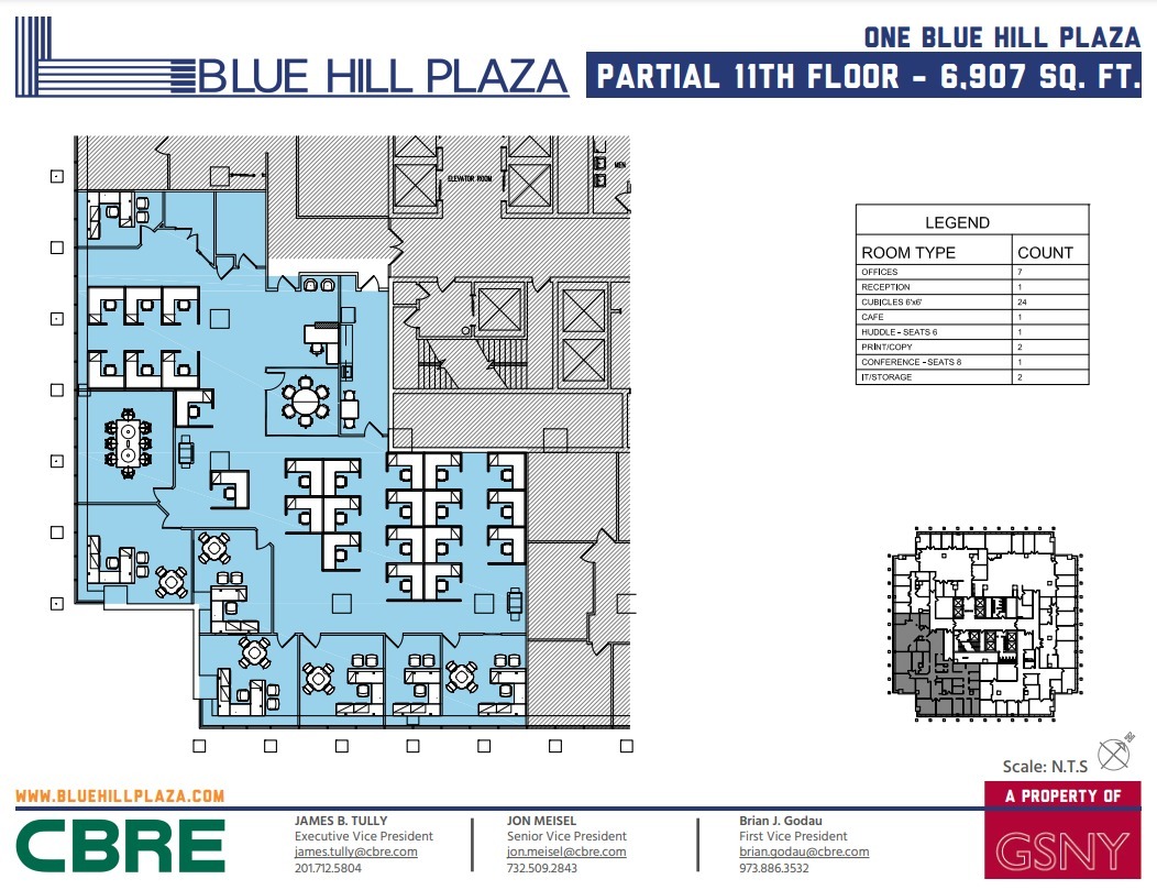 1 Blue Hill Plz, Pearl River, NY en alquiler Plano de la planta- Imagen 1 de 1