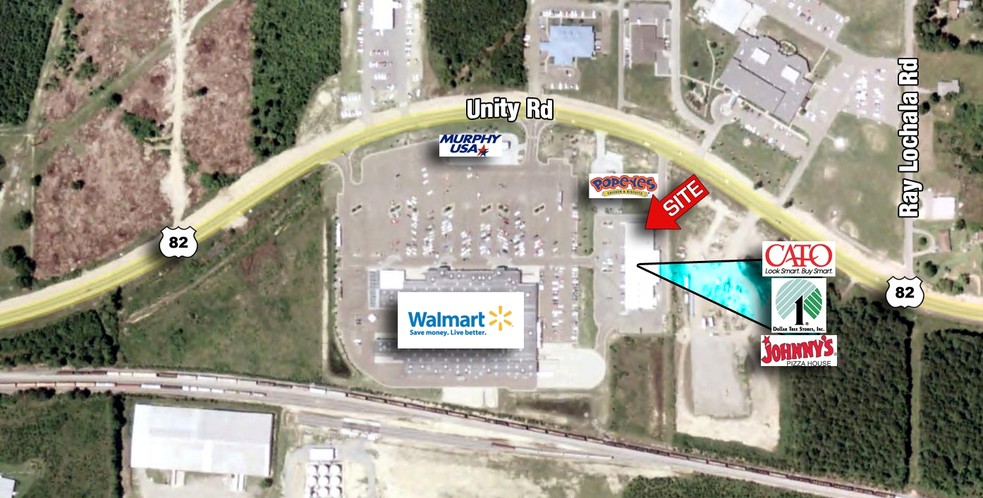 912 Unity Rd, Crossett, AR en alquiler - Vista aérea - Imagen 2 de 6