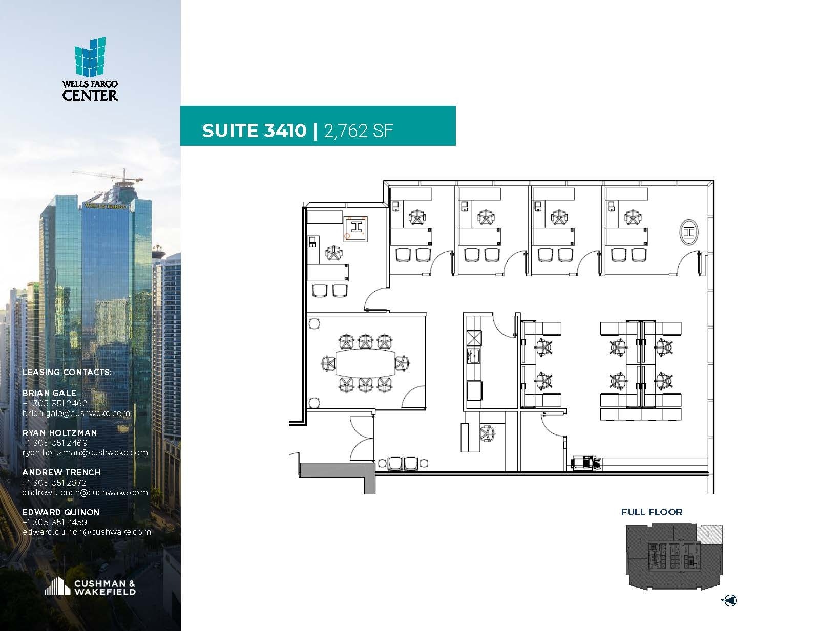333 SE 2nd Ave, Miami, FL en alquiler Plano de la planta- Imagen 1 de 1