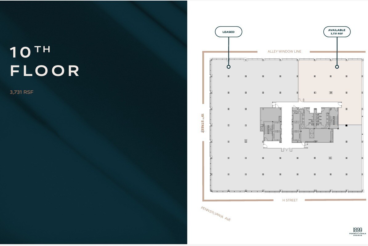 1899 Pennsylvania Ave NW, Washington, DC en alquiler Plano de la planta- Imagen 1 de 1