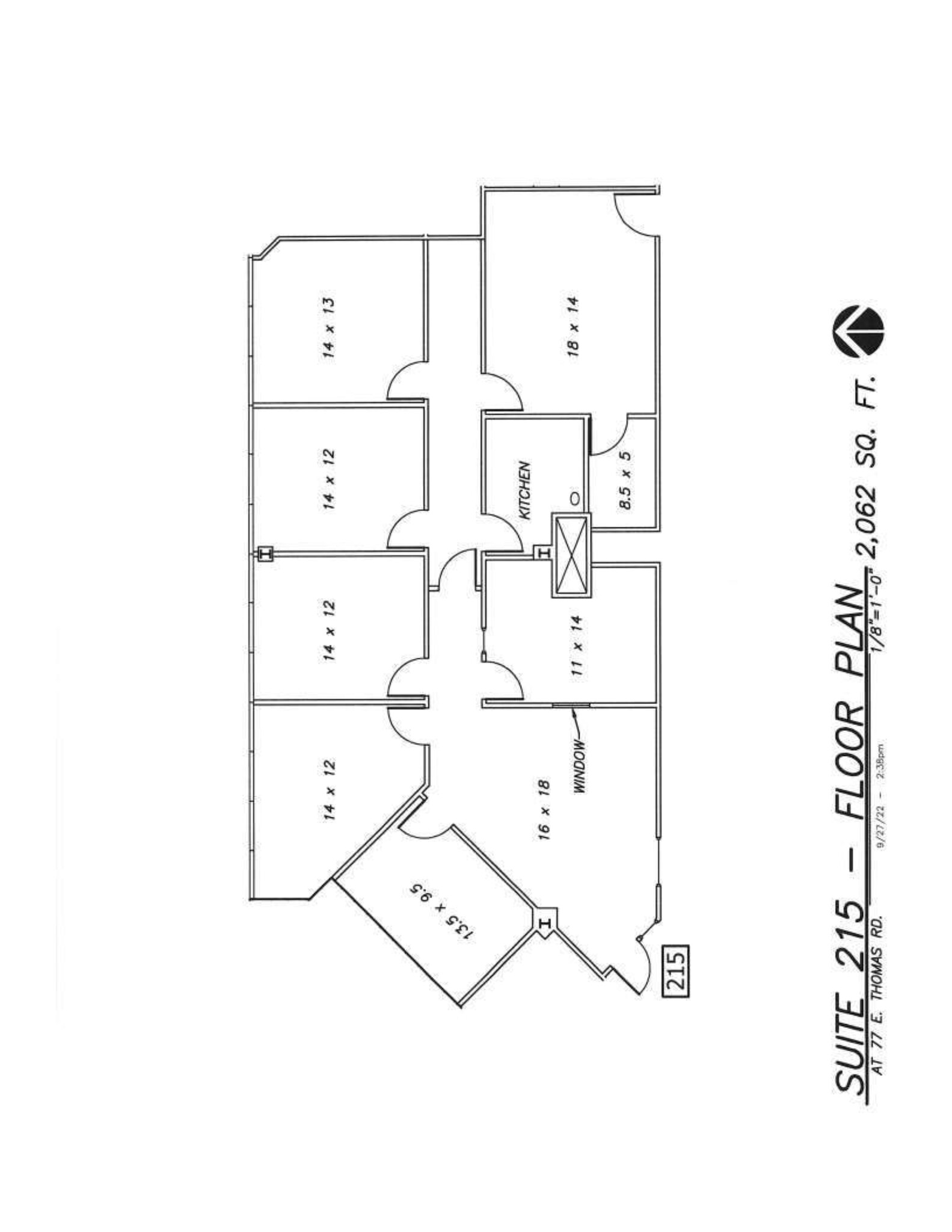 77 E Thomas Rd, Phoenix, AZ en alquiler Plano del sitio- Imagen 1 de 1