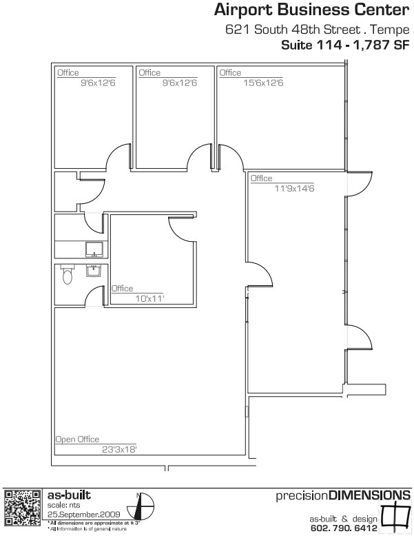 637 S 48th St, Tempe, AZ en alquiler Plano de la planta- Imagen 1 de 1