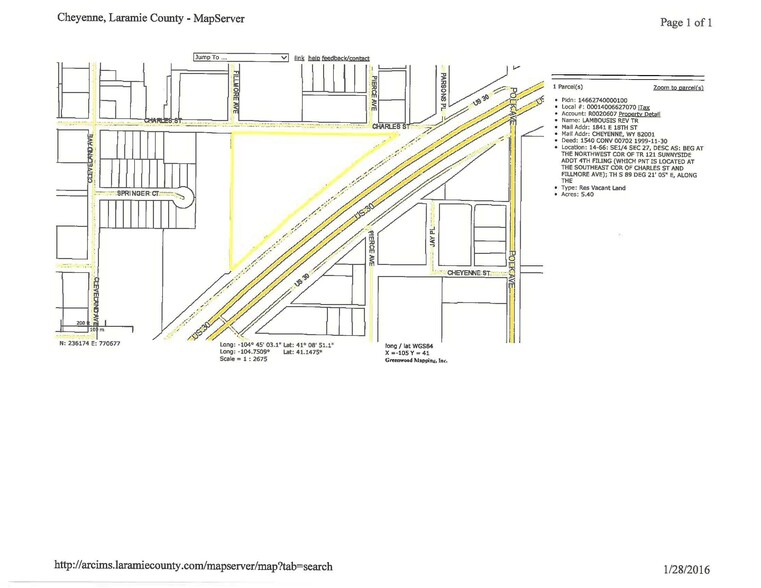 TBD east lincolnway, Cheyenne, WY en venta - Plano de solar - Imagen 1 de 1