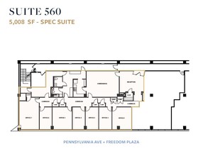 1331 Pennsylvania Ave NW, Washington, DC en alquiler Plano de la planta- Imagen 1 de 2