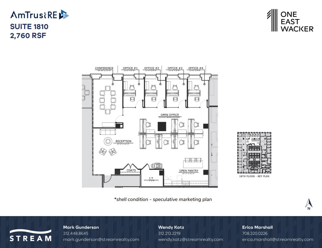 1 E Wacker Dr, Chicago, IL en alquiler Plano de la planta- Imagen 1 de 1