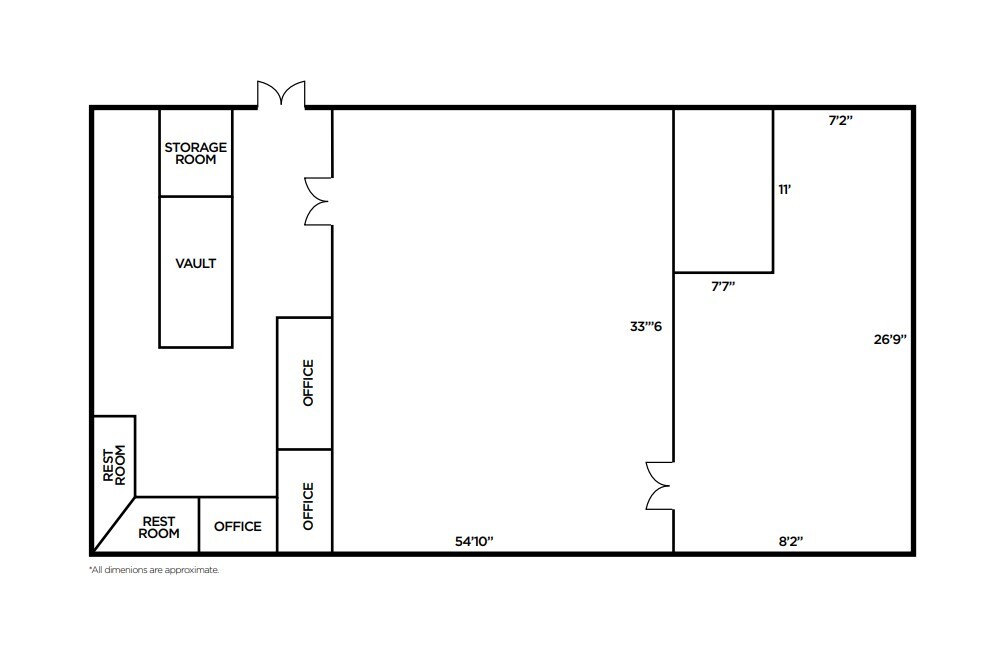 6886 Pearl Rd, Middleburg Heights, OH en alquiler Plano de la planta- Imagen 1 de 1