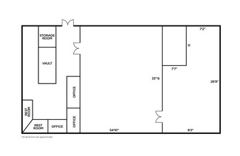 6886 Pearl Rd, Middleburg Heights, OH en alquiler Plano de la planta- Imagen 1 de 1