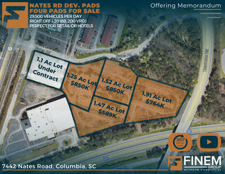 Más detalles para 7442 Nates Rd, Columbia, SC - Terrenos en venta