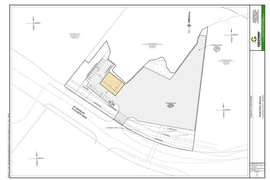 Lot 5 - 17/66 Business park, Marshall, VA en alquiler - Vista aérea - Imagen 3 de 4