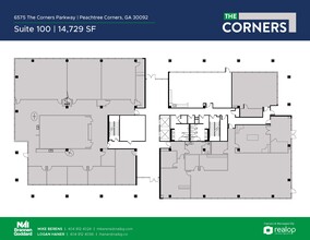 6525 The Corners Pky, Peachtree Corners, GA en alquiler Plano del sitio- Imagen 1 de 1