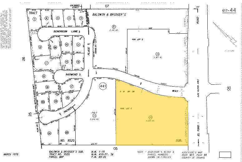 24602 Raymond Way, Lake Forest, CA en alquiler - Plano de solar - Imagen 2 de 2