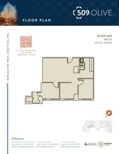 509 Olive Way, Seattle, WA en alquiler Plano de la planta- Imagen 1 de 1
