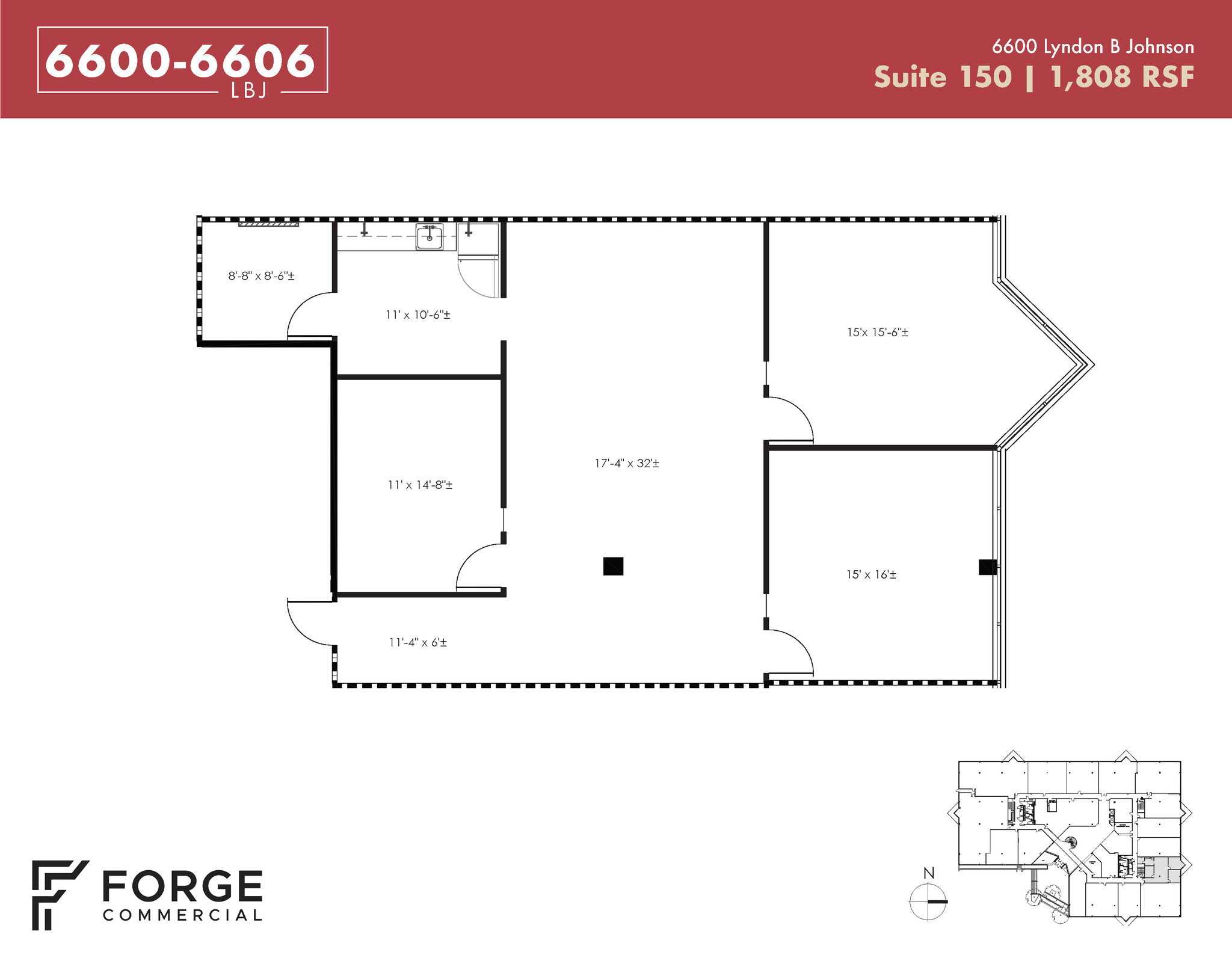 6600 Lyndon B Johnson Fwy, Dallas, TX en alquiler Plano de la planta- Imagen 1 de 2