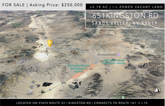 Más detalles para 651 Kingston Rd, Sandy Valley, NV - Terrenos en venta