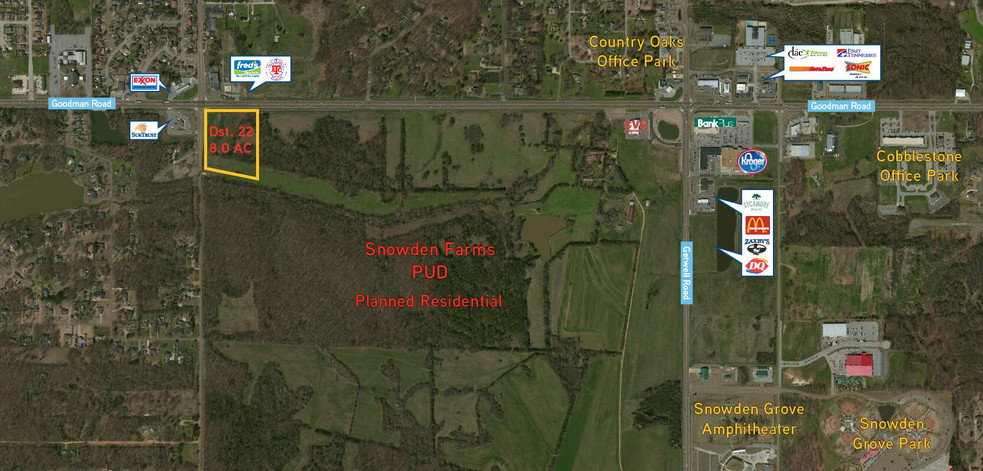 Goodman & Tchulahoma Rd, Southaven, MS en venta - Foto principal - Imagen 1 de 2