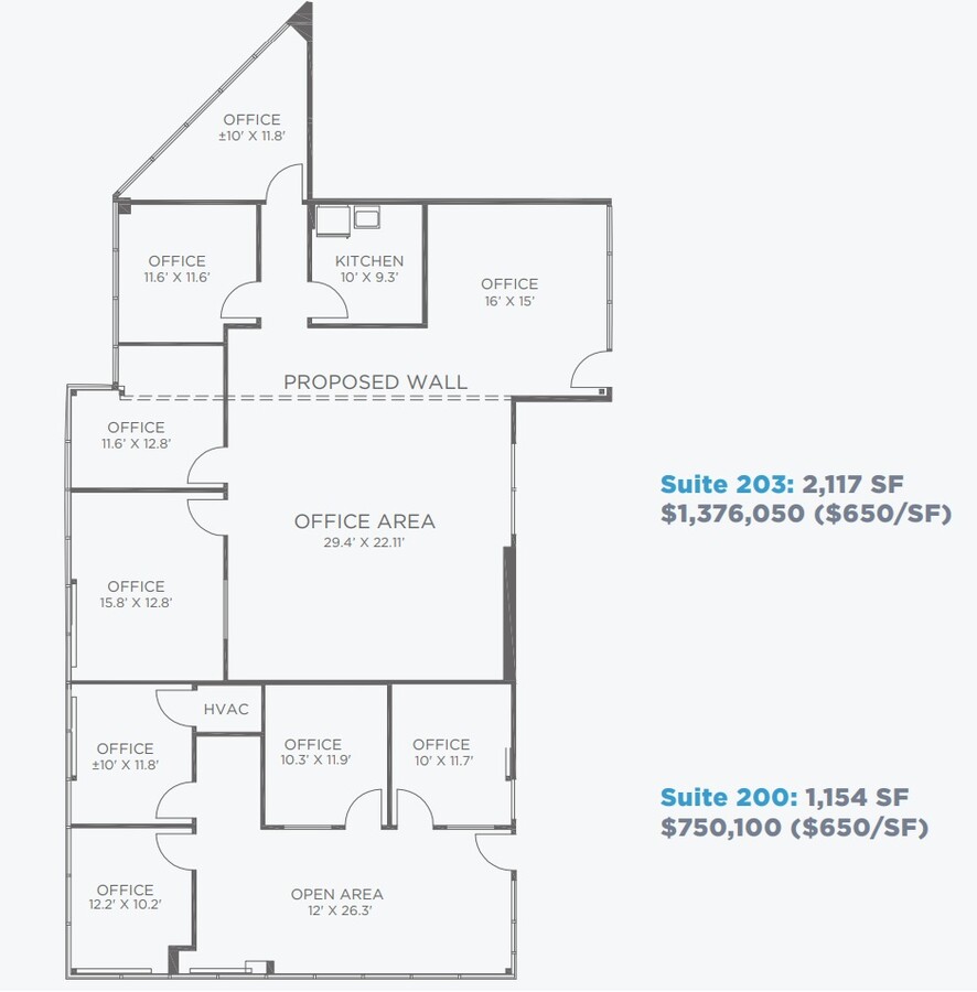 5080 Shoreham Pl, San Diego, CA 92122 - Unidad 200 -  - Plano de la planta - Image 1 of 1