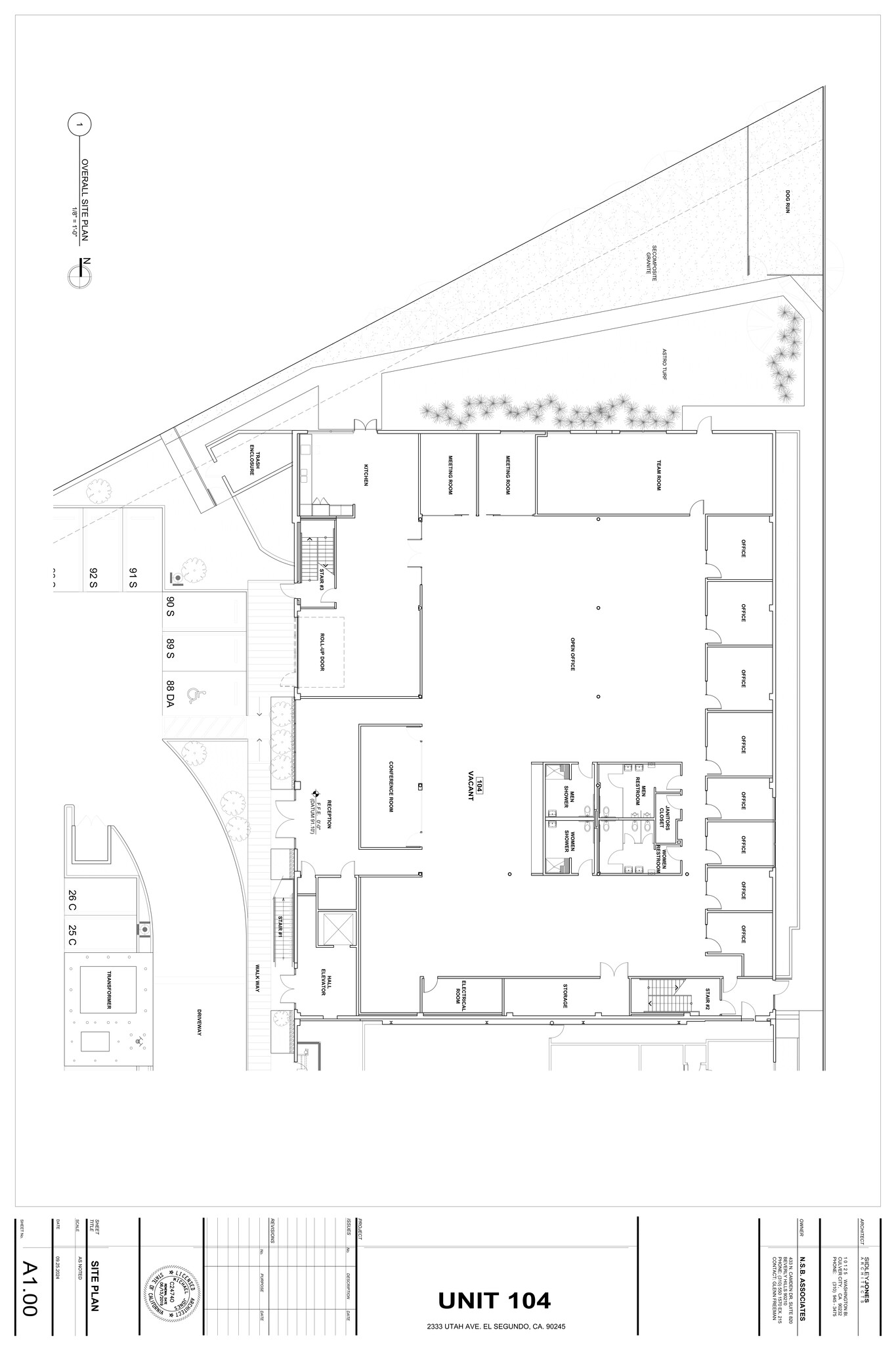 2333 Utah Ave, El Segundo, CA en alquiler Plano del sitio- Imagen 1 de 5