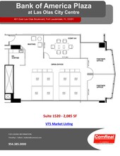 401 E Las Olas Blvd, Fort Lauderdale, FL en alquiler Plano de la planta- Imagen 1 de 6