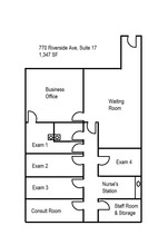 770 Riverside Ave, Adrian, MI en venta Plano de la planta- Imagen 1 de 1