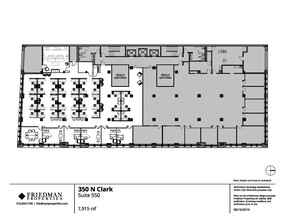 350 N Clark St, Chicago, IL en alquiler Plano de la planta- Imagen 1 de 5