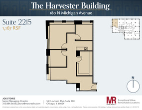 180 N Michigan Ave, Chicago, IL en alquiler Plano de la planta- Imagen 1 de 1