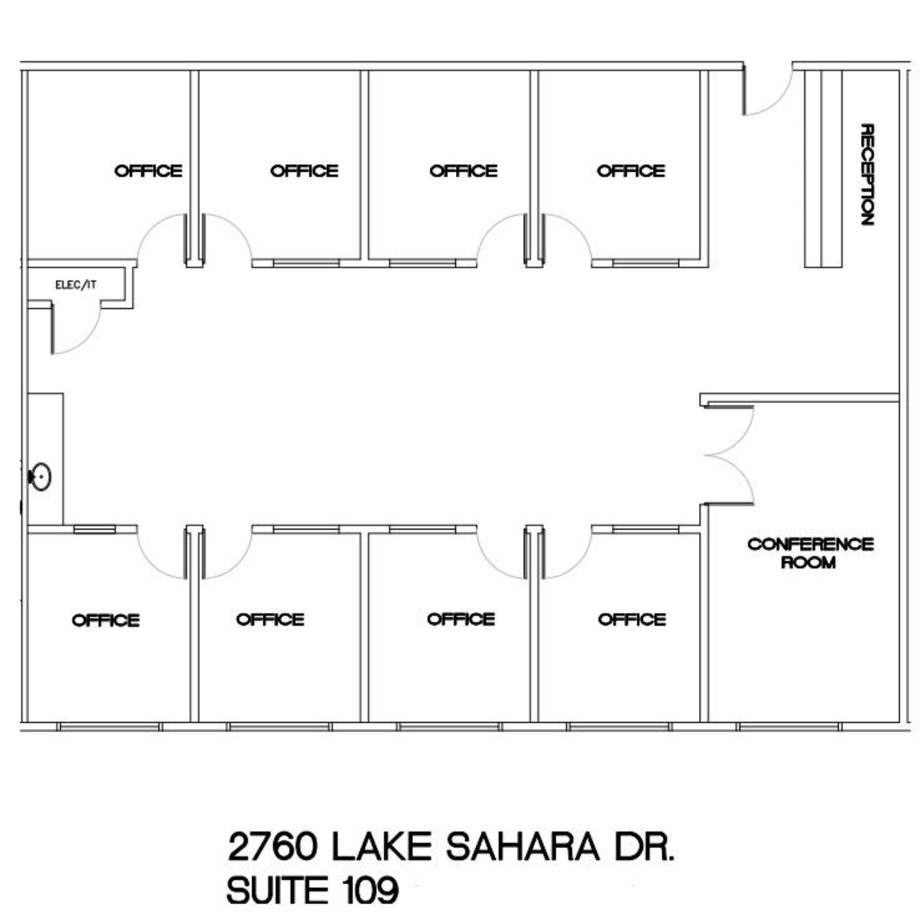 2760 Lake Sahara Dr, Las Vegas, NV en alquiler Plano de la planta- Imagen 1 de 1