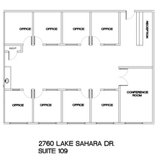 2760 Lake Sahara Dr, Las Vegas, NV en alquiler Plano de la planta- Imagen 1 de 1