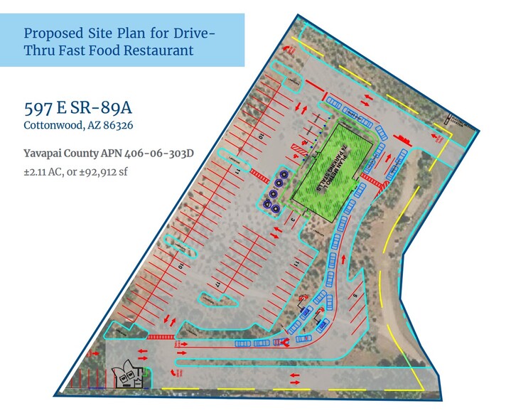 597 E State Route 89A, Cottonwood, AZ en venta - Plano del sitio - Imagen 2 de 4