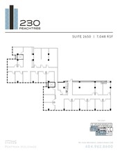 230 Peachtree St NW, Atlanta, GA en alquiler Plano de la planta- Imagen 1 de 1