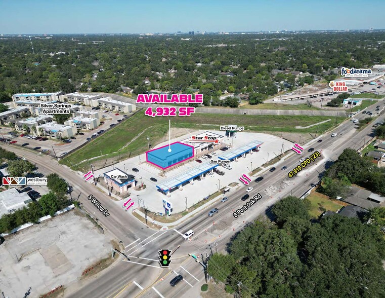 11050 S Post Oak Rd, Houston, TX en alquiler - Vista aérea - Imagen 2 de 5