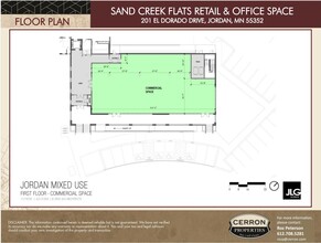 201 El Dorado Dr, Jordan, MN en alquiler Plano de la planta- Imagen 2 de 2