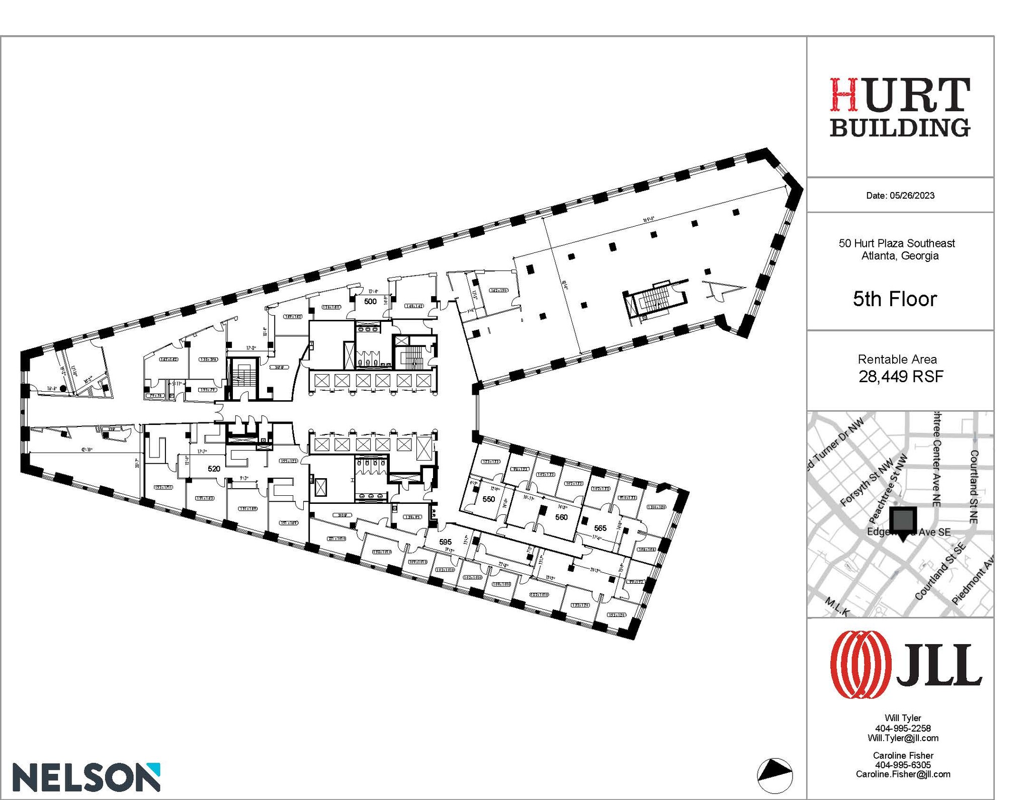 50 Hurt Plz SE, Atlanta, GA en alquiler Plano de la planta- Imagen 1 de 1