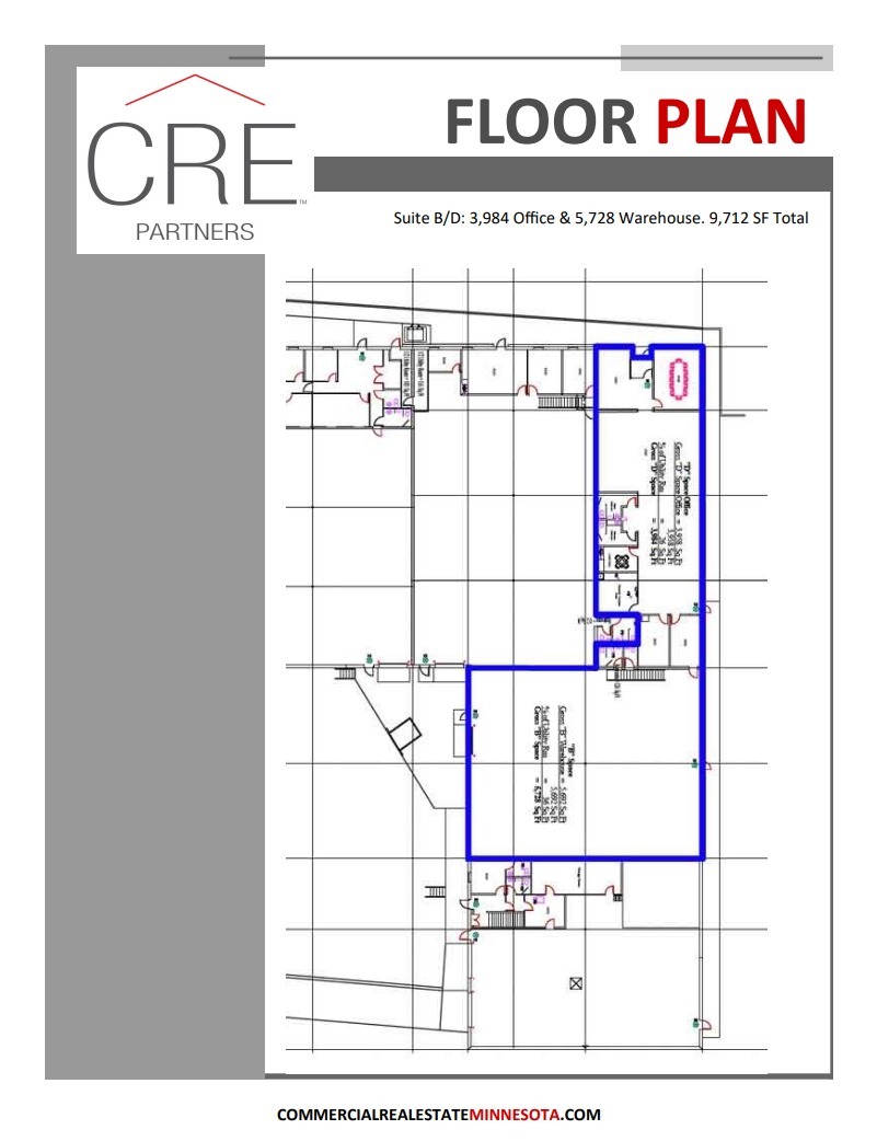 1601 67th Ave N, Brooklyn Center, MN en venta Plano de la planta- Imagen 1 de 6