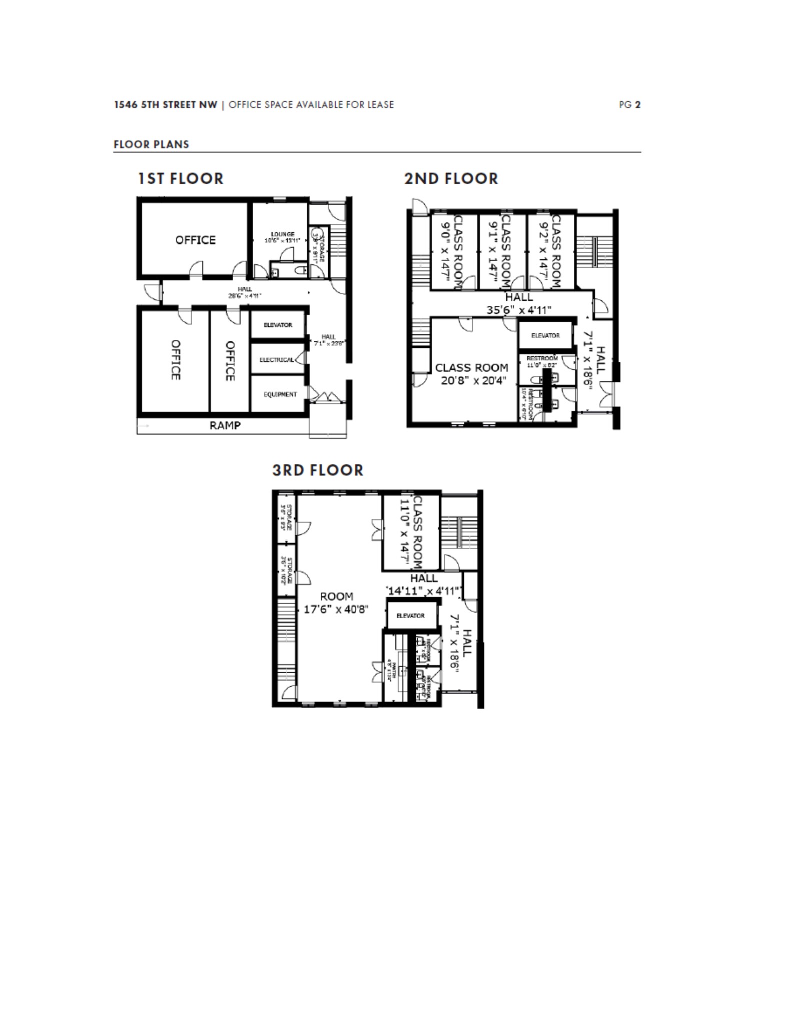 1546 5th St NW, Washington, DC en alquiler Plano del sitio- Imagen 1 de 1