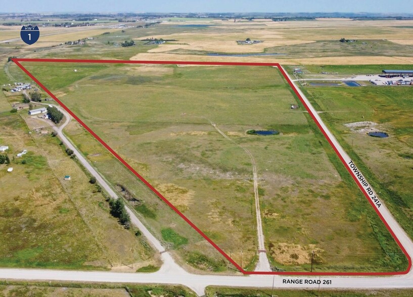 241 Rge Rd 261, Wheatland County, AB en venta - Vista aérea - Imagen 1 de 7