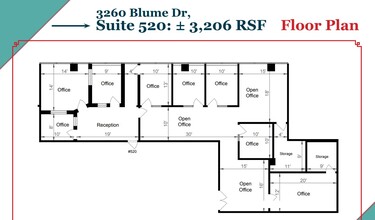 3260 Blume Dr, Richmond, CA en alquiler Plano de la planta- Imagen 1 de 1