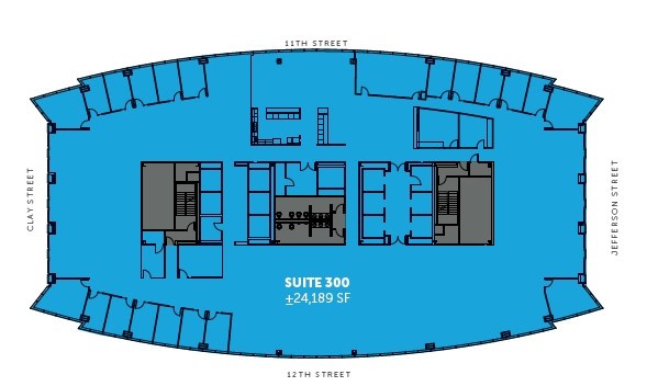 555 12th St, Oakland, CA en alquiler Plano de la planta- Imagen 1 de 1